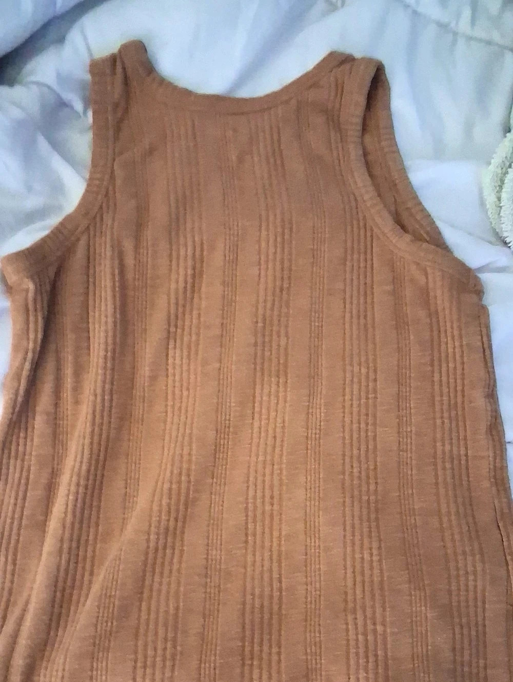 Maurices Ribbed Highline Tank Top- brown